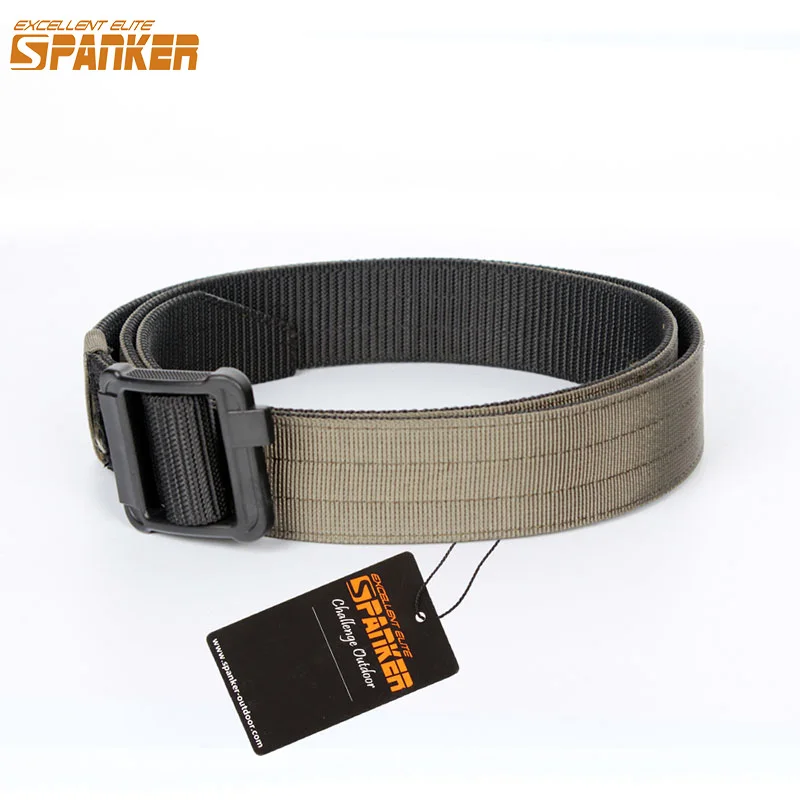 

EXCELLENT ELITE SPANKER Tactical Equipment Double-Sided BDU Duty Belt Waistband Simple decent Military Outdoor Sports 1.5inch