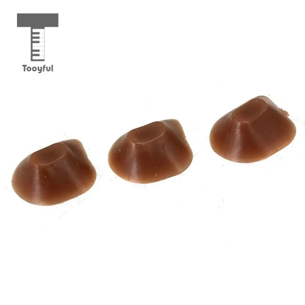 5Pcs Large Size Flute Trill Key Bumper Cork Flute Parts Silicone Band Music Accessories Replacement