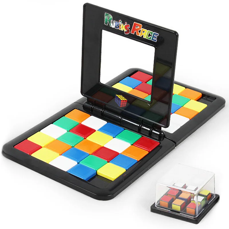 Цветная битва квадратная гоночная игра квадратный родитель-ребенок Взаимодействие квадратный Рабочий стол развивающие игрушки, мозаика