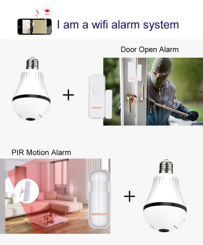 WIFI IP camera alarm doorbell kit 04