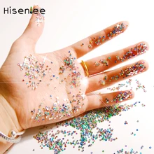 New 2mm Colourful 3D Shining Jelly AB Acrylic Resin DIY Nail Art Tips Jewelry Wedding Dress Diamonds Nail Art Accessories Tool