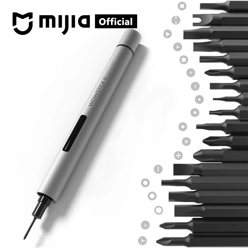 

XIAOMI Mijia 19 In 1 Electric Screw Driver Cordless Power work with mi home smart home kit Phillips Screwdriver Repair Tool Set