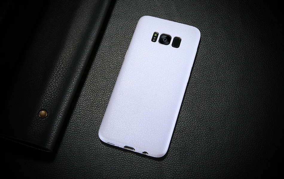 For Samsung Galaxy S8 Plus 360 Full Cover TPU Case Ultra Thin Litchi Pattern YYF (4)