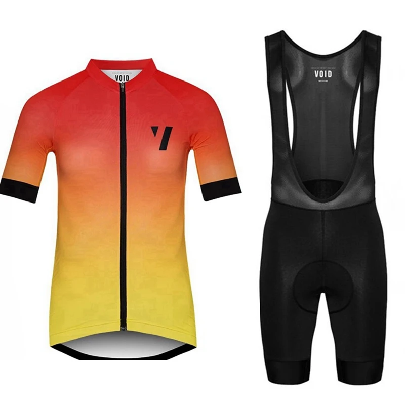 VOID cycling suit White cycling jersey and black shorts MTB cycle sets Women classic Sport shirt Rennrad tragen Breathable