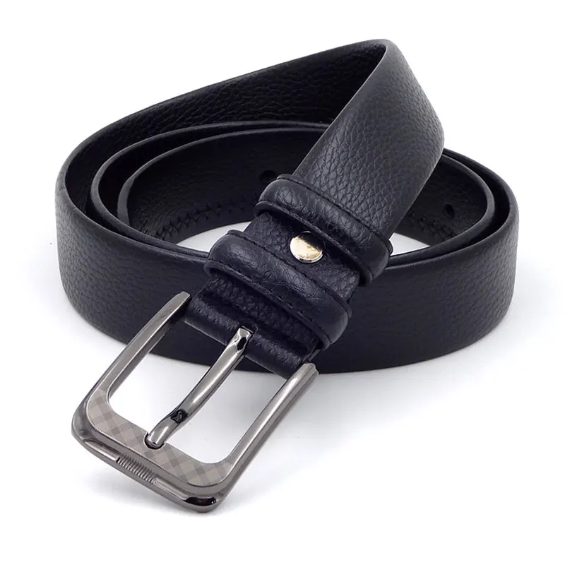 High Quality Cowskin Genuine Leather Mens Belts Famous Brand Luxury Male Leather Belt man ...