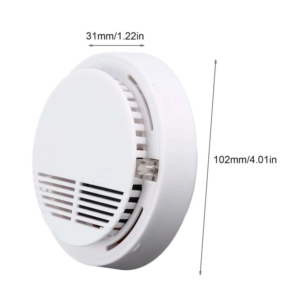 

85dB Fire Smoke Photoelectric Sensor Detector Monitor Home Security System Cordless for Family Guard Office building Restaurant
