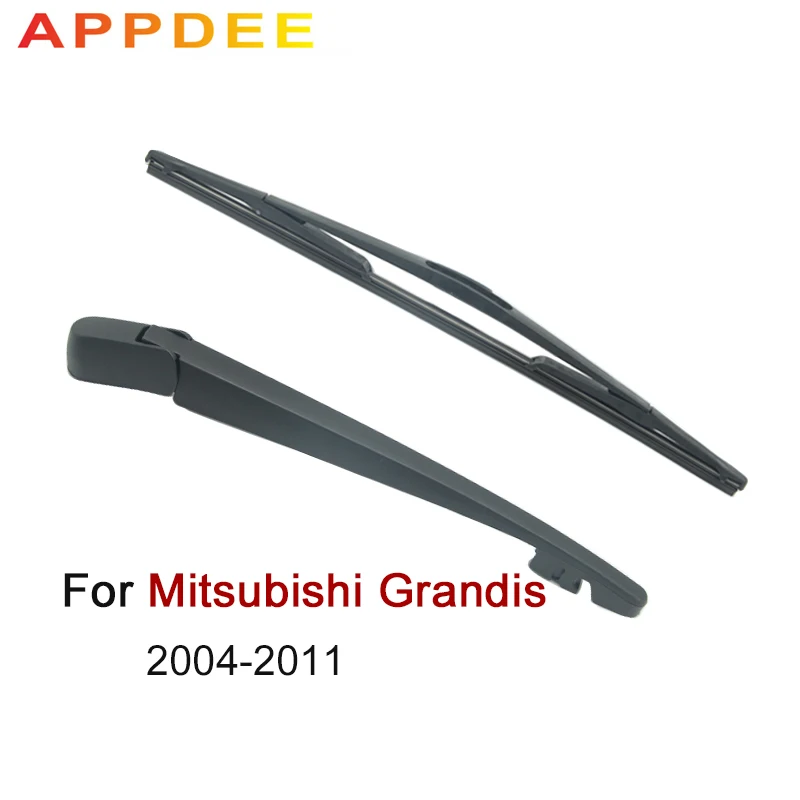 APPDEE Wiper 12" Rear Wiper Blade & Arm Set Kit For Mitsubishi Grandis