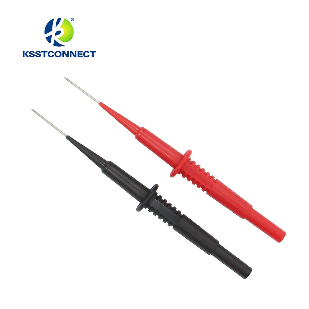 

TPC155 2pcs Insulation Piercing Needle Non-destructive Multimeter Test Probes Professional Test Probe for Multimeter Clamp Meter