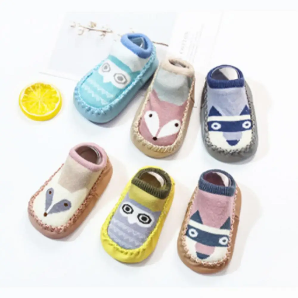 

2019 Cartoon Newborn Baby Shoes Cotton Soft Bottom non-slip Toddler Shoes Infant Girls Boys First Walkers Shoes