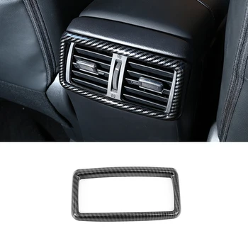 

ABS Rear air conditioner outlet Decorative Frame Cover Trim For Nissan Xtrail T32 Rogue X-Trail 2014 - 2018 Sticker car styling