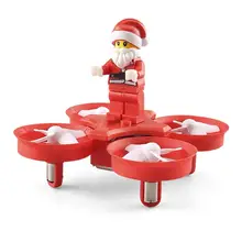 JJRC LeadingStar H67 Papai Noel Voando Mini RC Zangão Helicóptero Quadcopter 2.4G 4CH Colorido Modo Headless Tijolo Do Brinquedo Do Natal