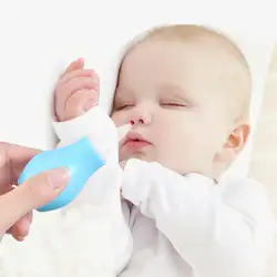Новорожденный ребенок нос очиститель малыш ребенок Силиконовый Мягкий кончик носа аспиратор Младенческая Snot Вакуумная присоска Airpump Baby Care
