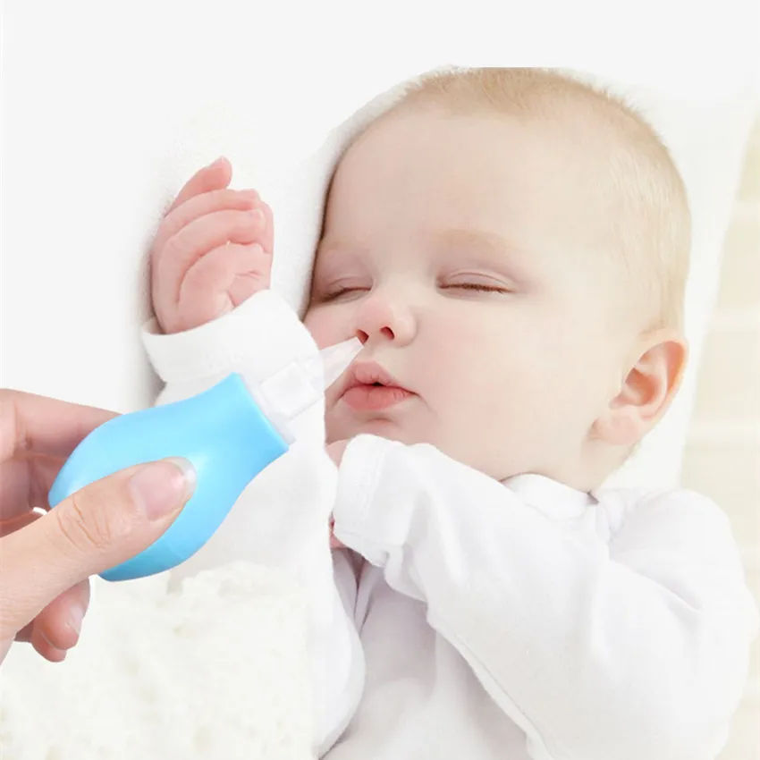 

New Born Baby Nose Cleaner Toddler Child Silicone Soft Tip Nose Aspirator Infant Snot Vacuum Sucker Airpump Baby Care Products