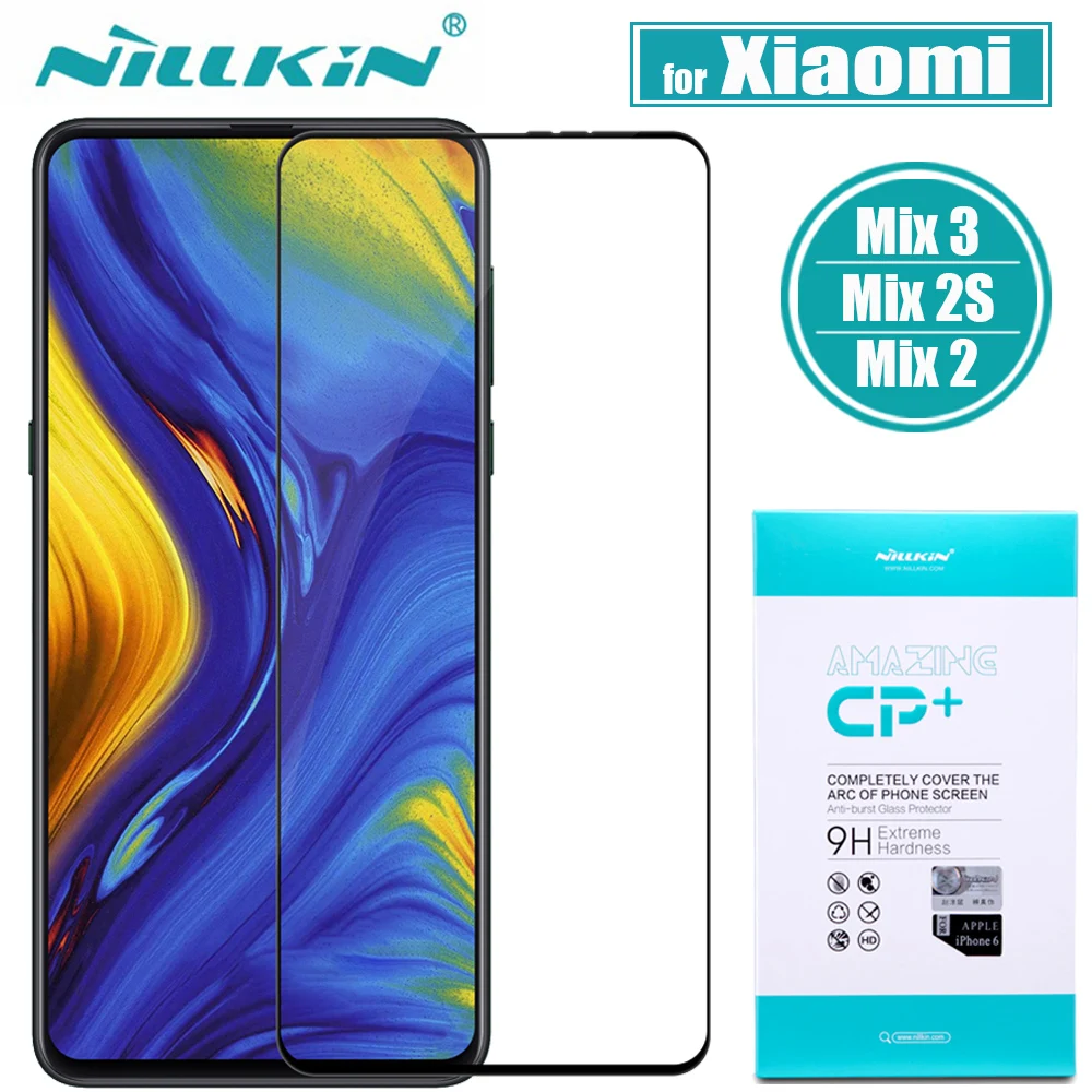 Xiaomi Mi Mix 3 2S 2 Tempered Glass Xiaomi Max 3 Screen Protector Nillkin 2.5D CP+ Full Cover Film for Xiaomi Mix 3 / 2S / 2