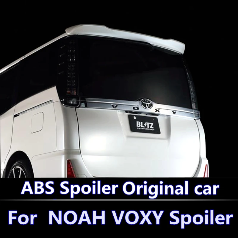 Для TOYOTA NOAH VOXY спойлер 2013- TOYOTA NOAH VOXY высокое качество абс материал заднее крыло праймер цвет задний спойлер