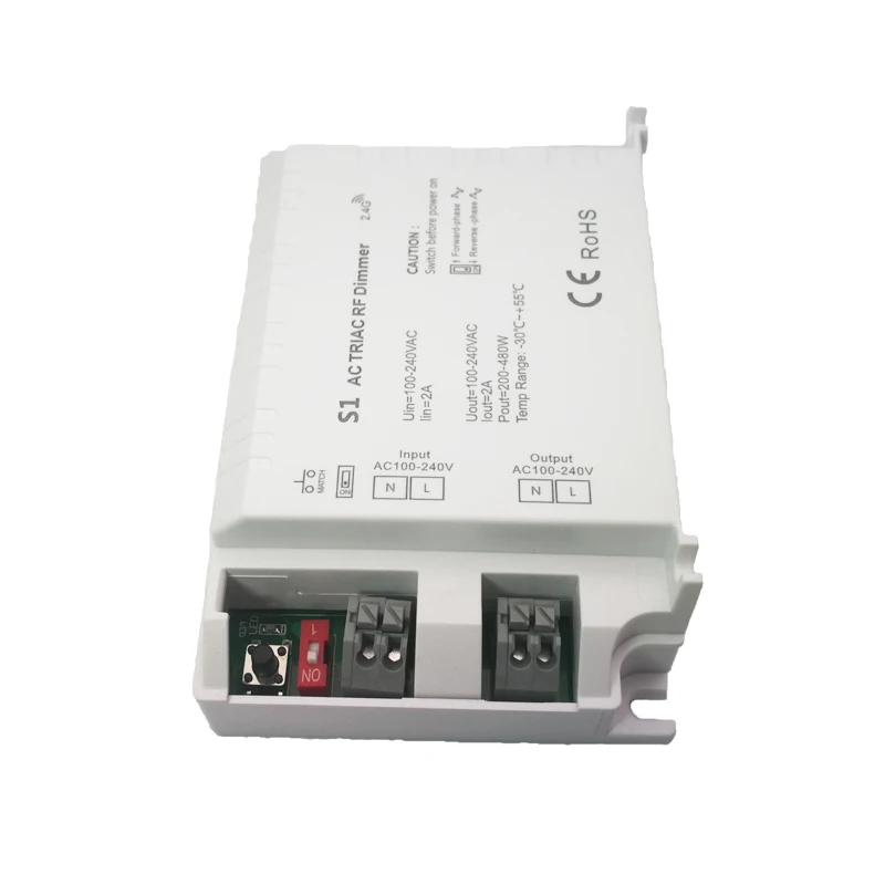 Новый Led Triac диммер 220V Высокая Напряжение 100V 240VAC 2A задней кромки затемнения RT1