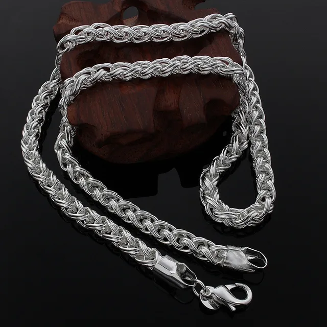 Real silver mens necklace Clearance