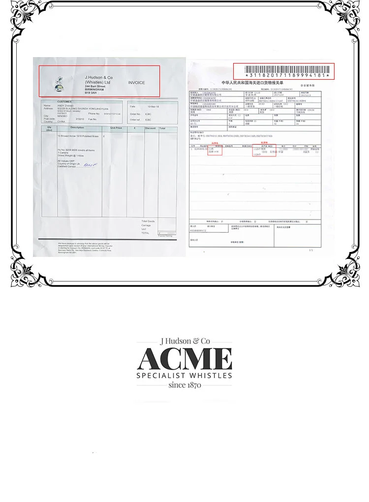 Ремешок на запястье со свистком ACME