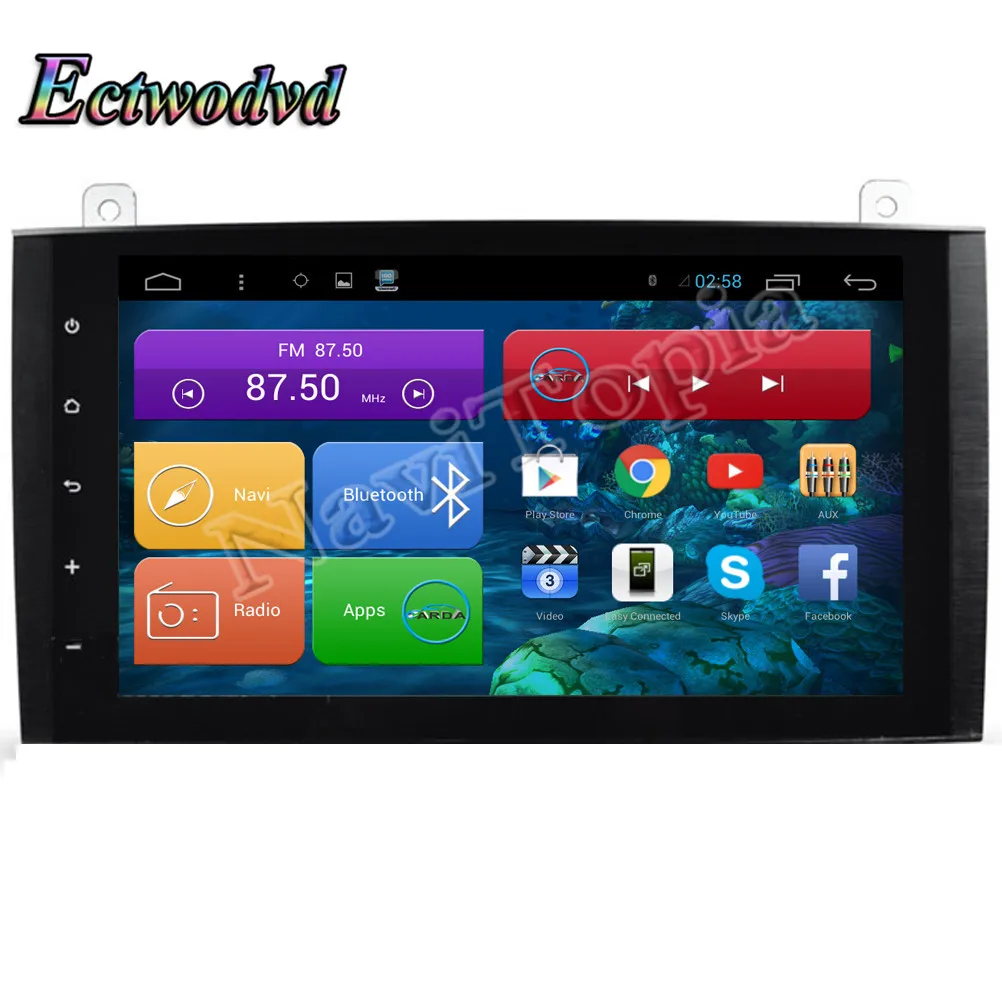 Ectwodvd Android 8,1 Автомобильная dvd-навигационная система Радио для Benz B-class W245 B170, B200(04-2012) для Benz Viano/Vito(W639)(2006-2012
