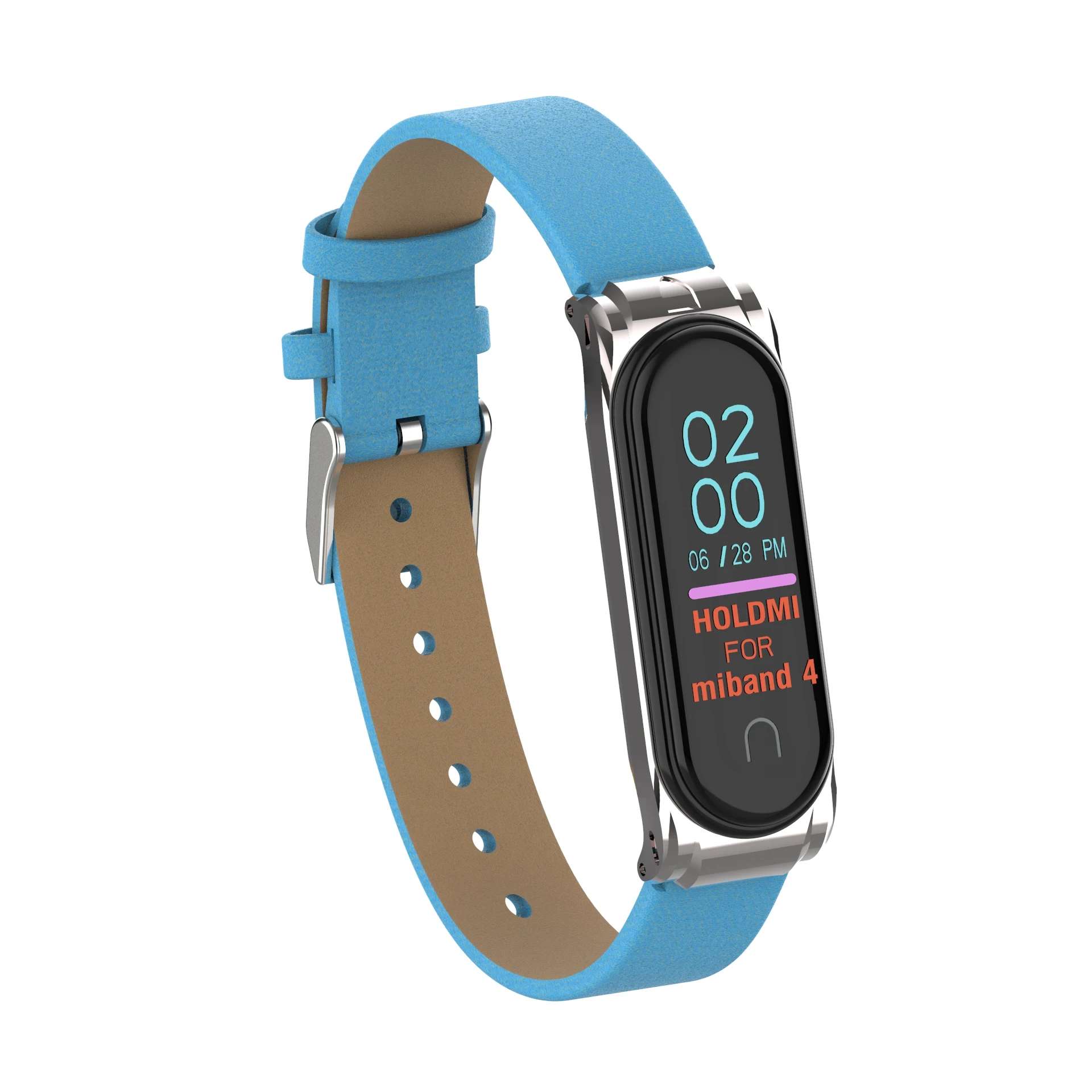 Кожаный ремешок Meta Mi Band 4 3 цветной для xiaomi браслет из нержавеющей стали PU MiBand