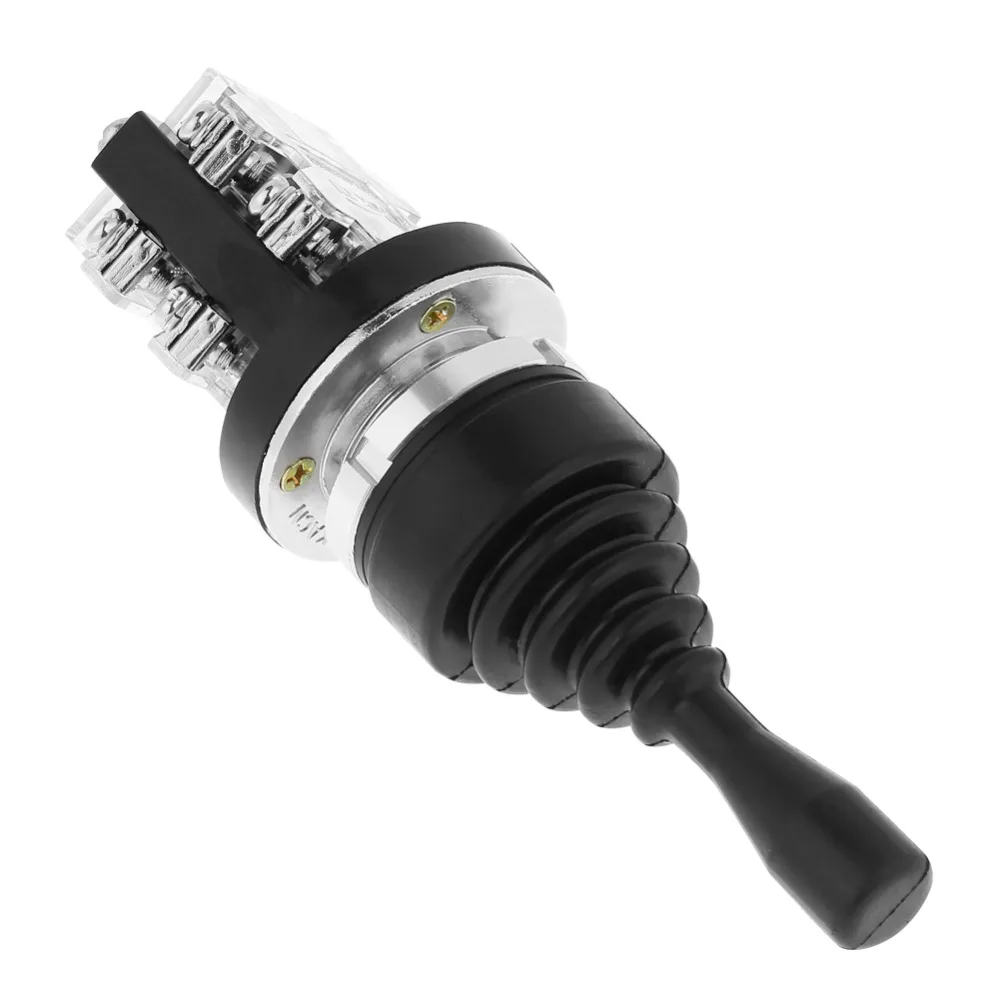 

4NO Spring Return Momentary Joy Stick Joystick Switch 4 Position Momentary Joystick Switch Replacement for HKAI-41Z04 Connector