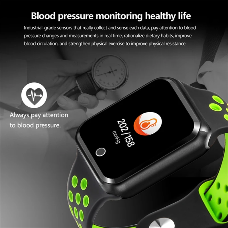 Мужские спортивные Смарт часы для IOS Android мобильный телефон Bluetooth мониторинг