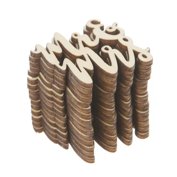 

15Pcs Wooden Mr & Mrs Table Confetti Scatter Vintage Rustic Wedding Party Decor