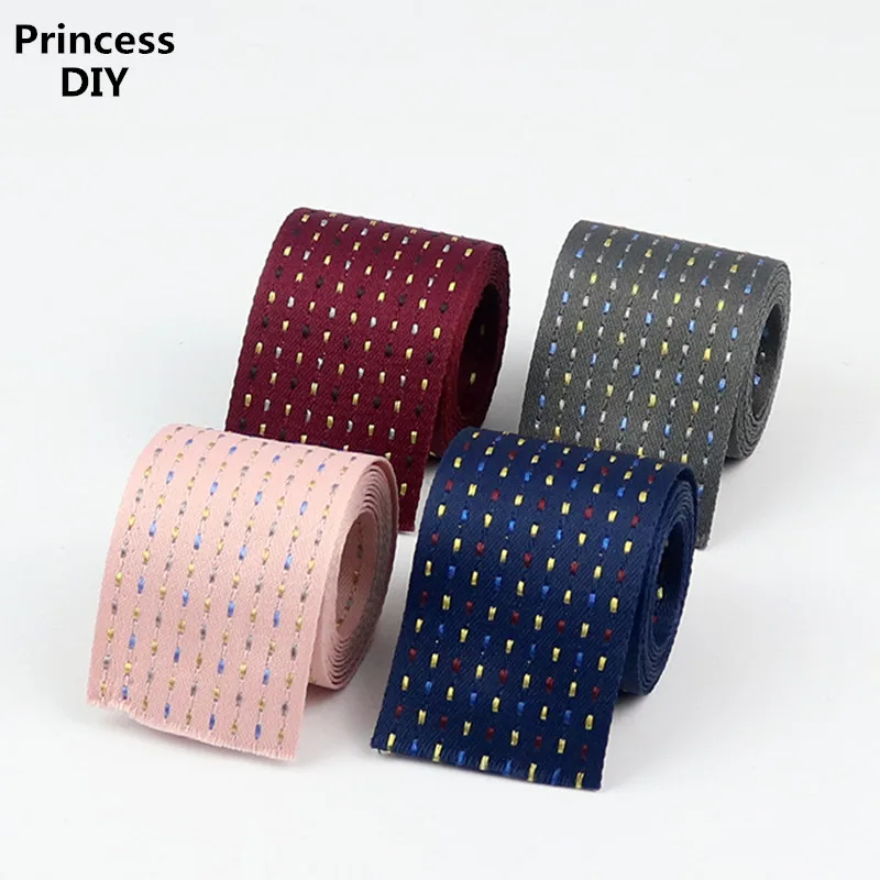 

5Meter/Lot 10mm 25mm 40mm High Quality Korean Colorful Line Ribbon Tape Layering DIY Webbing Hair Bow Bowknot Material