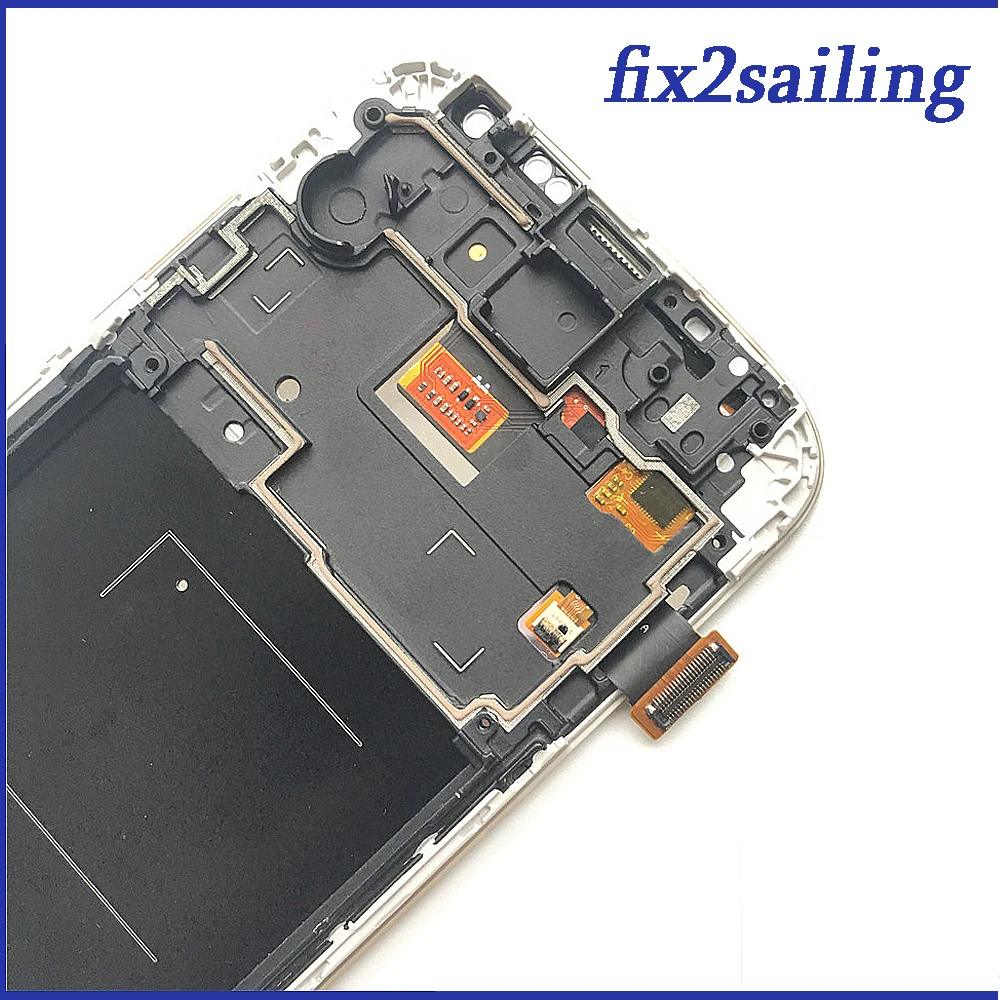 ЖК дисплей Super Amoled для Samsung Galaxy S4 i9500 i9505 сменный экран рамка pantalla дигитайзер