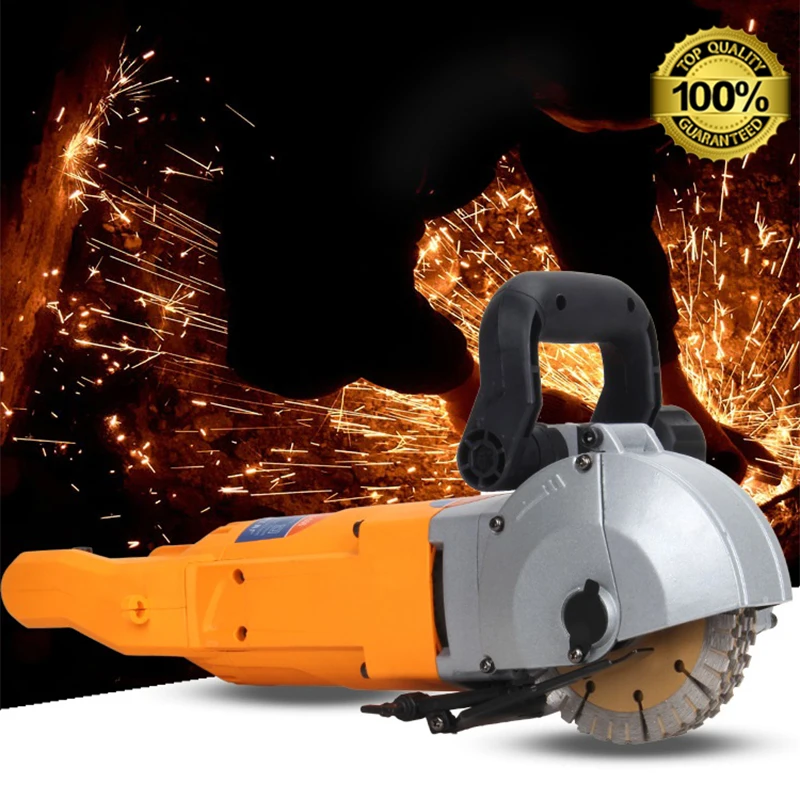 

2016 Electric Saw Wall Chaser 5200w For Cement Groove Cutter With Auto Dusty Collect Home Decoration Cutting Gs Passed Quality