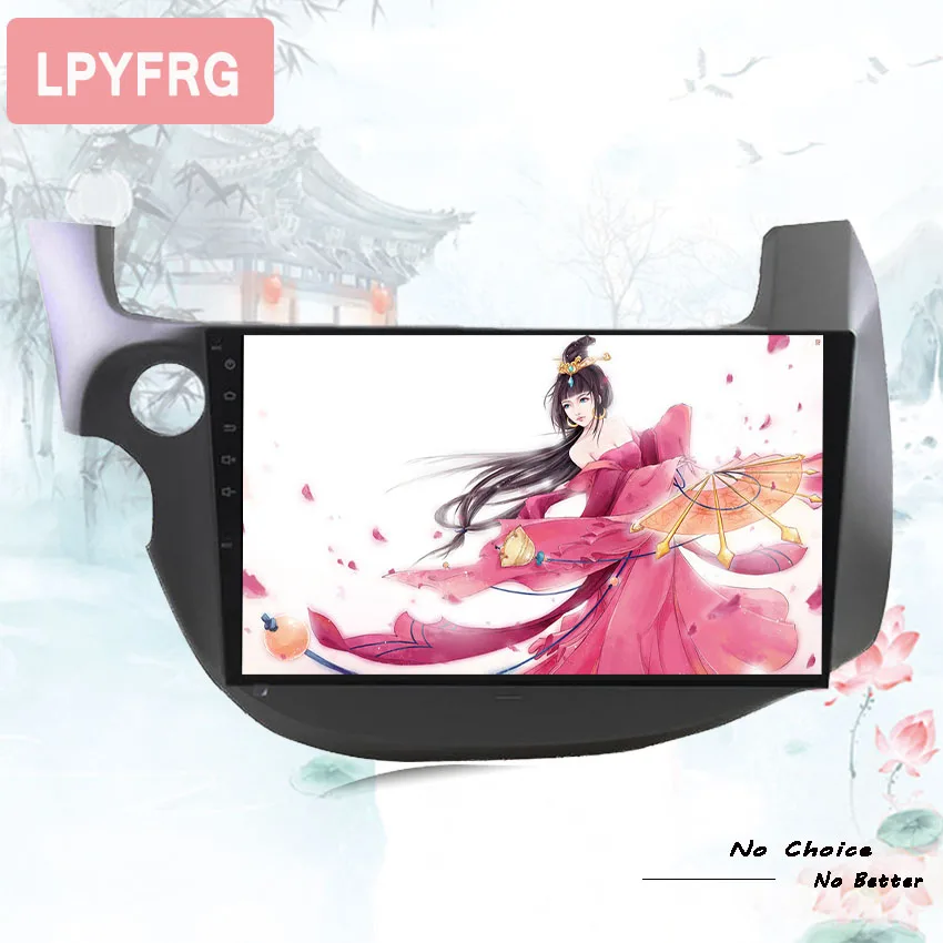 Top 10.1 Android 8.1 Car DVD GPS for HONDA FIT JAZZ 2007 2008 2009 2010 2012 2013 radio video player 1024*600 RDS wifi Tape Recorder 1