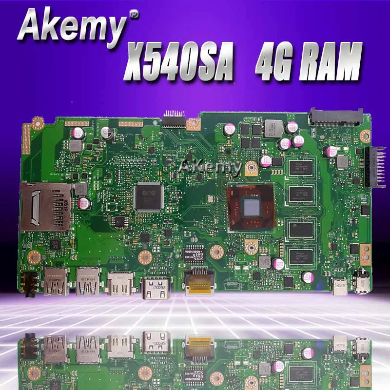 Nieuwe X540SA Laptop Moederbord 4GB-RAM N3150/3160 Cpu Rev 2.0 Voor Asus X540 X540S X540SA X540SAA Laptop Moederbord Test ok Nieuwe X540SA Laptop Moederbord 4GB-RAM N3150/3160 Cpu Rev 2.0 Voor Asus X540 X540S X540SA X540SAA Laptop Moederbord Test ok