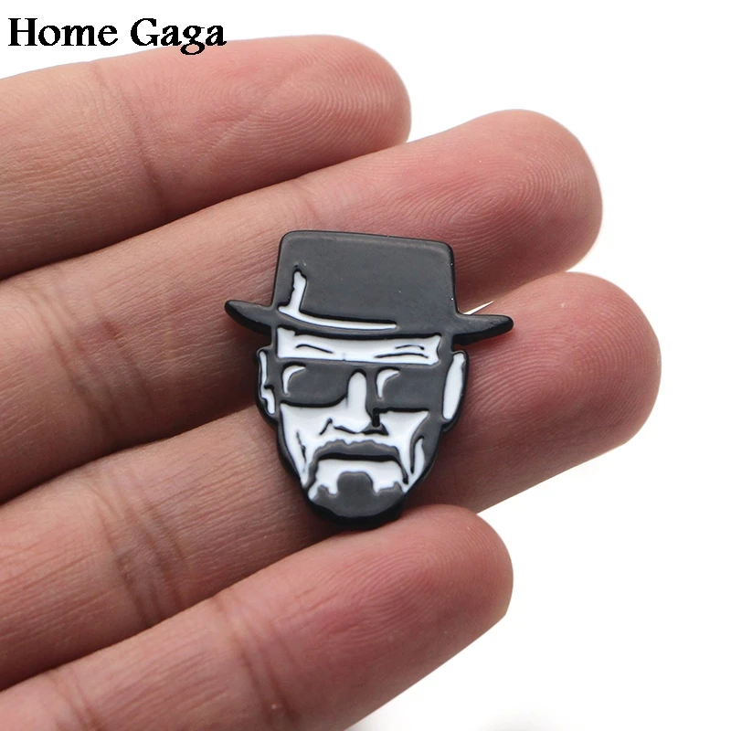 Homegaga Breaking Bad Walter белые diy цинковые булавки для галстука броши рюкзака одежды