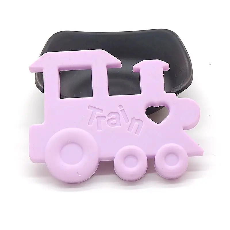 Chenkai 10 шт. силиконовый поезд Прорезыватель DIY мультфильм детское кольцо для соски бижутерия для прорезывания зубов сенсорная игрушка подарок