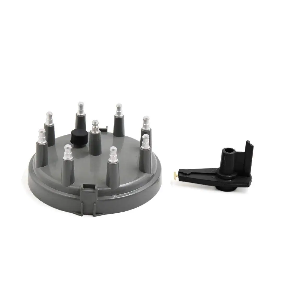 Uxcell Gray 8233 Car Ignition Distributor Cap and Rotor Kit for Bronco Mustang F150 F250 F350 E150 E250 E350 for Chevrolet