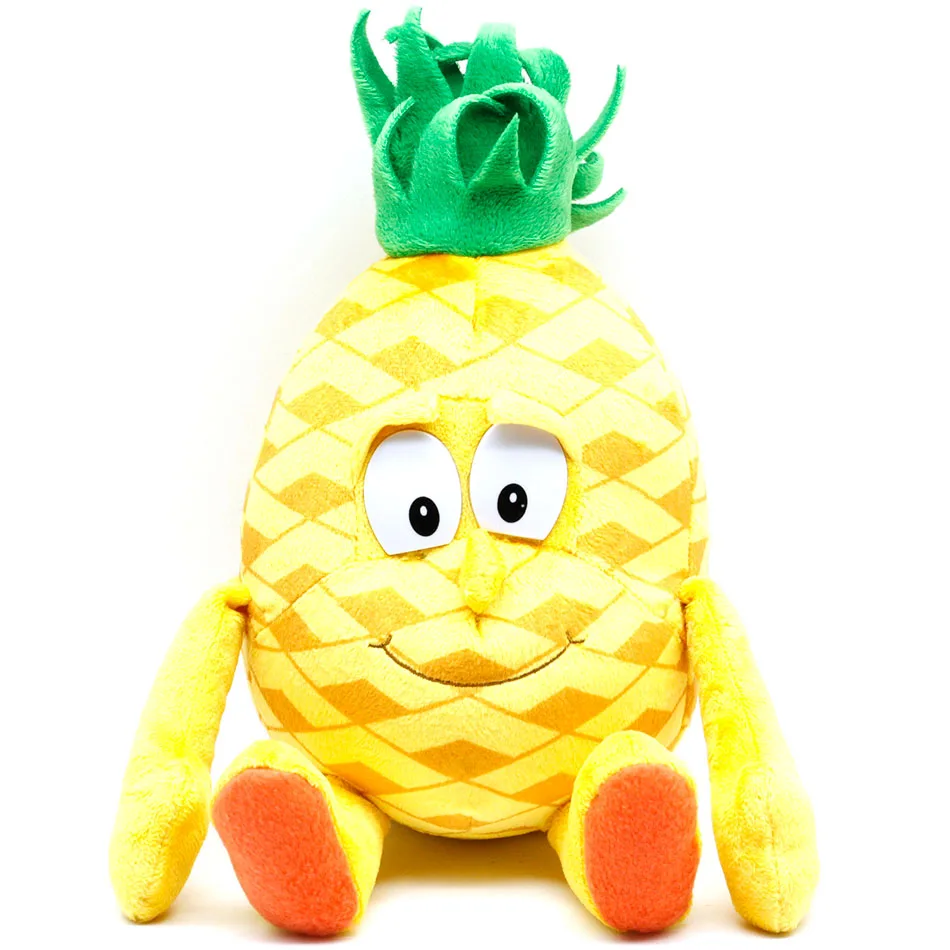 

2017 Hot Fruits Vegetables cauliflower Mushroom blueberry Apple Onion Starwberry 9" Soft Plush Doll Toy