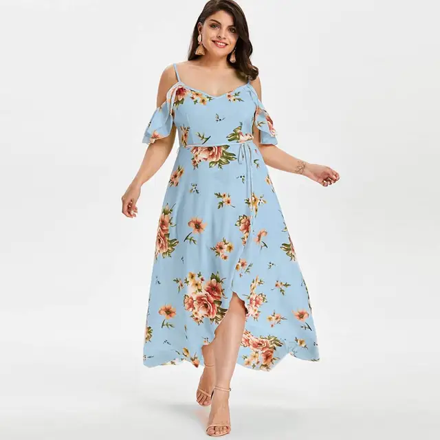 plus size summer dresses with short sleeves