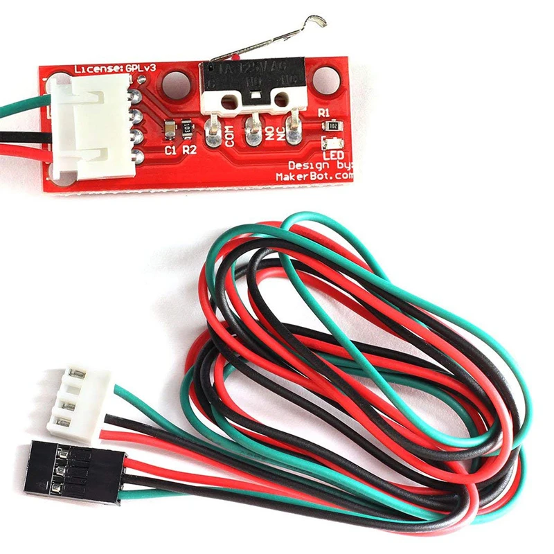 Redrex 4Pcs mechanischer Anschlag Light Control Endschalter für RepRap 3D-Drucker MakerBot Prusa Mendel CNC Arduino Mega 2560 