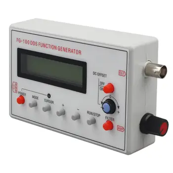 

Hot sale FG-100 DDS Function Signal Generator Frequency Counter 1Hz - 500KHz