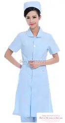 Больница равномерное Лидер продаж 2015 продажи лаборатории пальто jalecos удобные кормящих униформа одежда длинное платье принцессы шов в