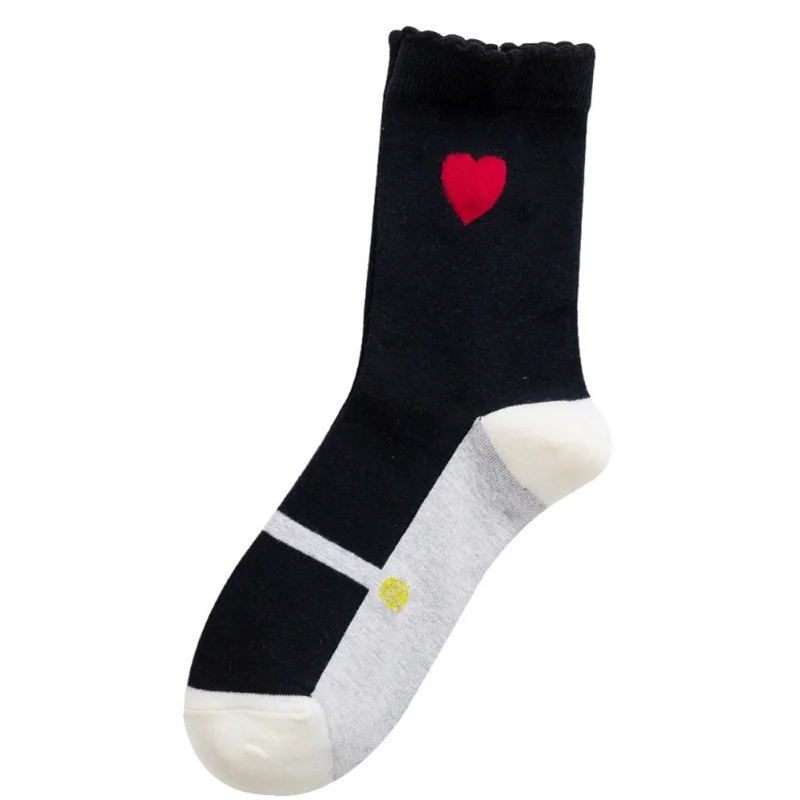 Носки из чистого хлопка осенние зимние очаровательные женские Танцевальные Йога удобные и дышащие носки красочные носки хлопковые с забавным