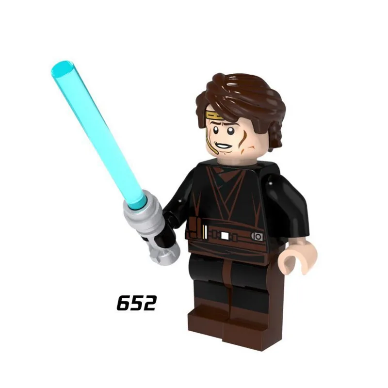 

Single Super Heroes Star Wars 652 Anakin Skywalker Darth Vader Building Blocks Figure Bricks Toys gift Compatible Legoed Ninjaed