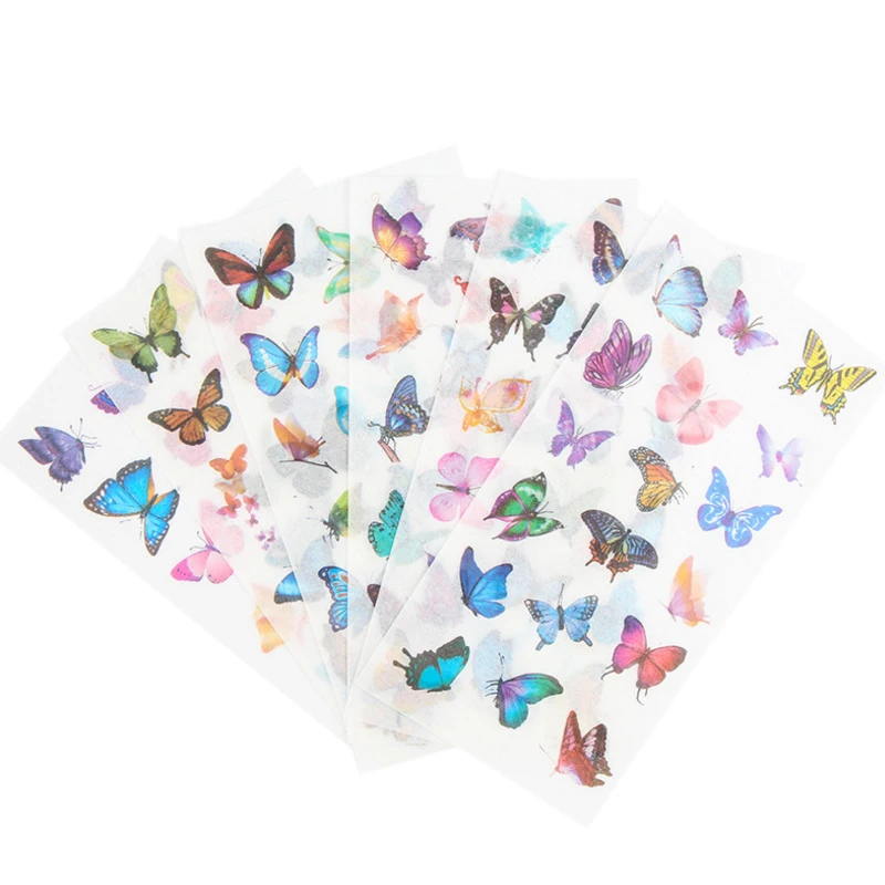 15packs-lot-Beautiful-Butterfly-Decorative-Scrapbooking-Stickers ...