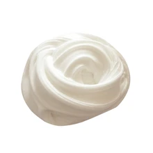 DIY белый пушистый слизь игрушки глиняные Floam Ароматизированная