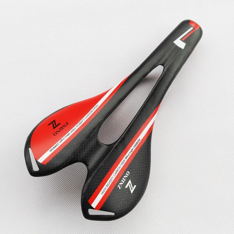 

ZNIINO Newest Mountain bike 3K full carbon fibre saddle carbon bicycle saddle cushion Road front seat matt/gloss MTB parts