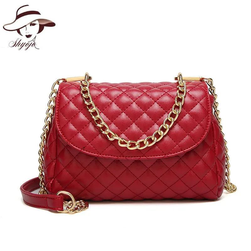 

2018 Fashion New Rhombus Pattern Small Shoulder Bags Mini Shell Totes Summer Black Bag Women Handbags Gril Crossbody Bag Purse