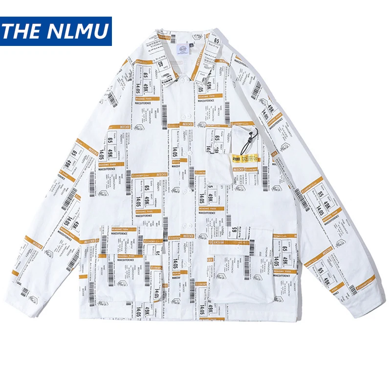 

Vintage Jacket Men Hip Hop Windbreakers Jacket 2019 Mens Spring Autumn Streetwear Cotton Coat HZ039