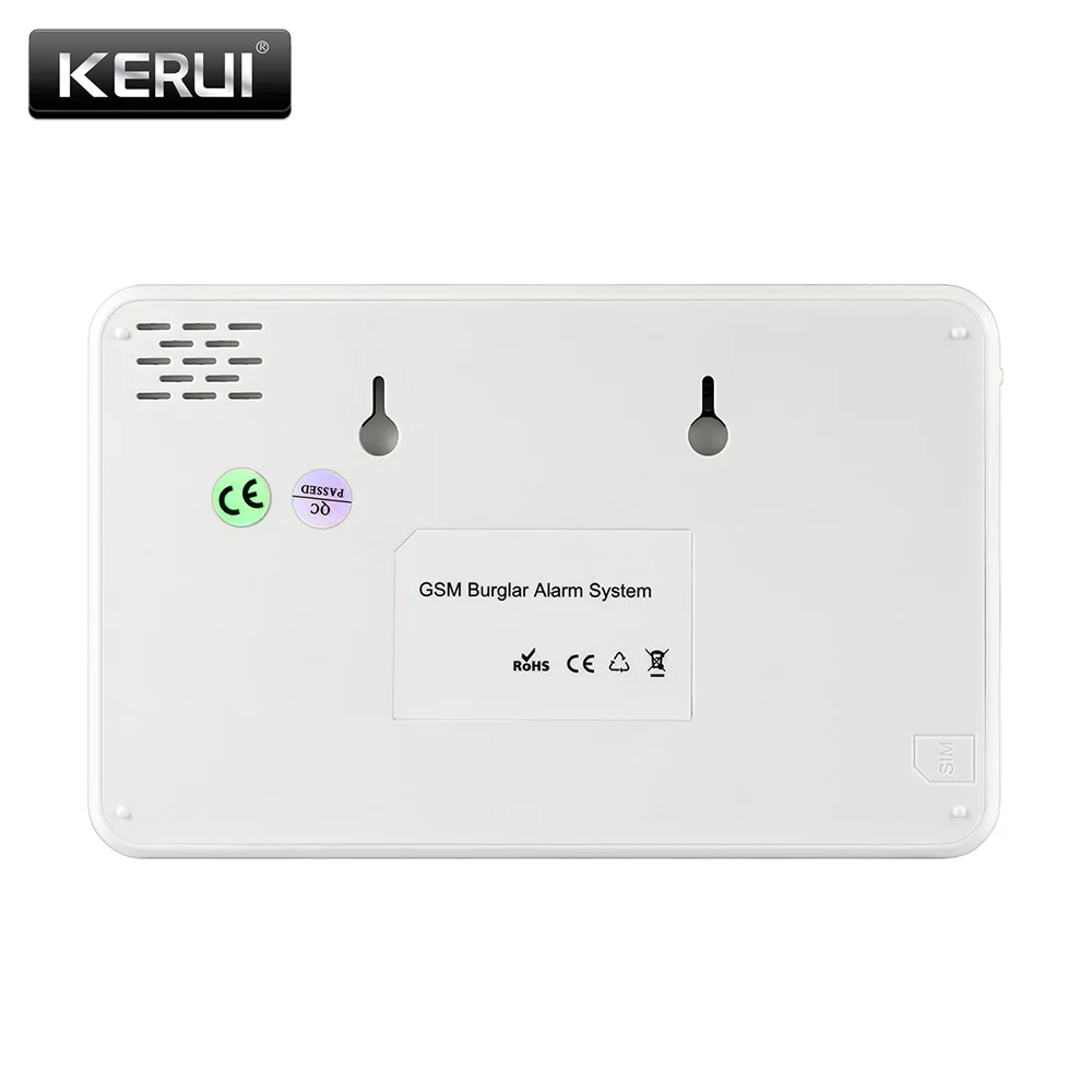 KERUI W18 433 MHz 4 idiomas sistema de alarma de seguridad inalámbrico 1,7 pulgadas IOS/Android Control de aplicación Wifi GSM trajes de alarma antirrobo para el hogar