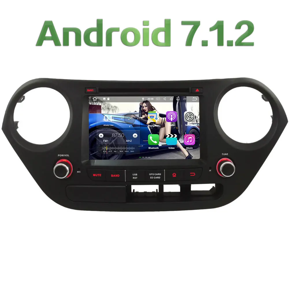 7 HD 2GB RAM Quad Core Android 7 1 Multimedia Car DVD Player Radio Stereo GPS