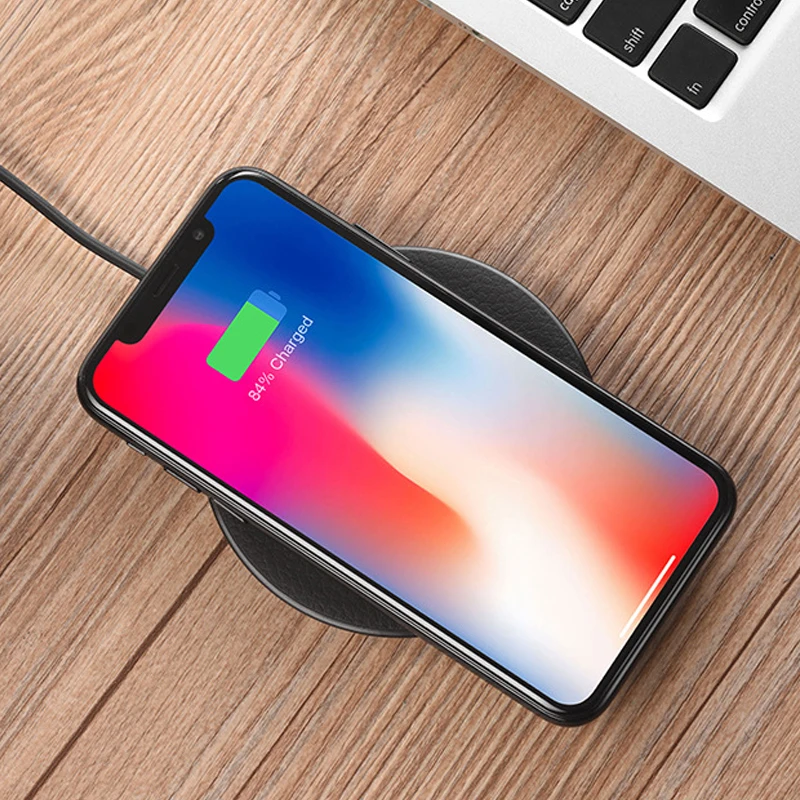 Оригинальное Беспроводное зарядное устройство HOCO для iPhone 8 X Быстрое